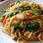 Garlic Butter Chicken Lo Mein