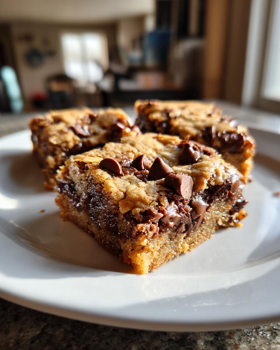 Gooey Chocolate Chip Cookie Bars - detail 2