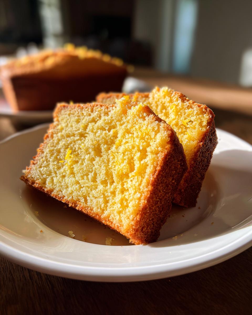 Grandma’s Lemon Pound Cake - detail 1