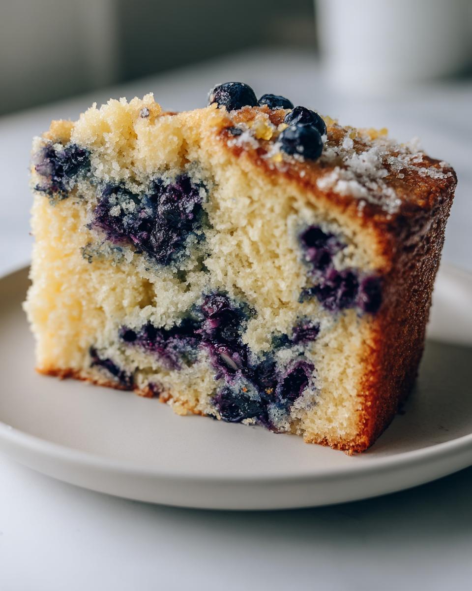Lemon Blueberry Cake - detail 1