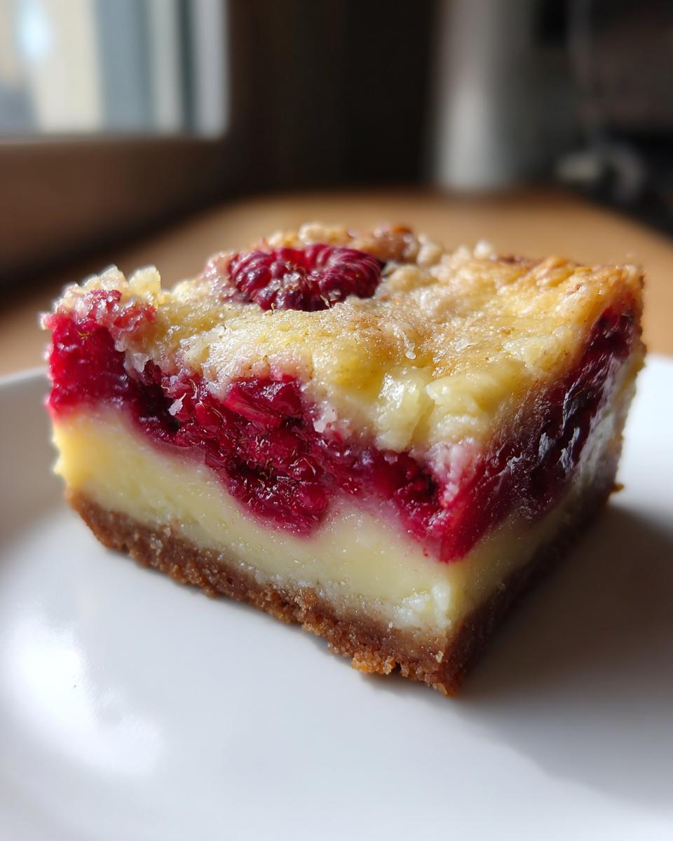 Lemon Raspberry Bars - detail 2