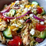 Mediterranean Chicken Bowl with Orzo