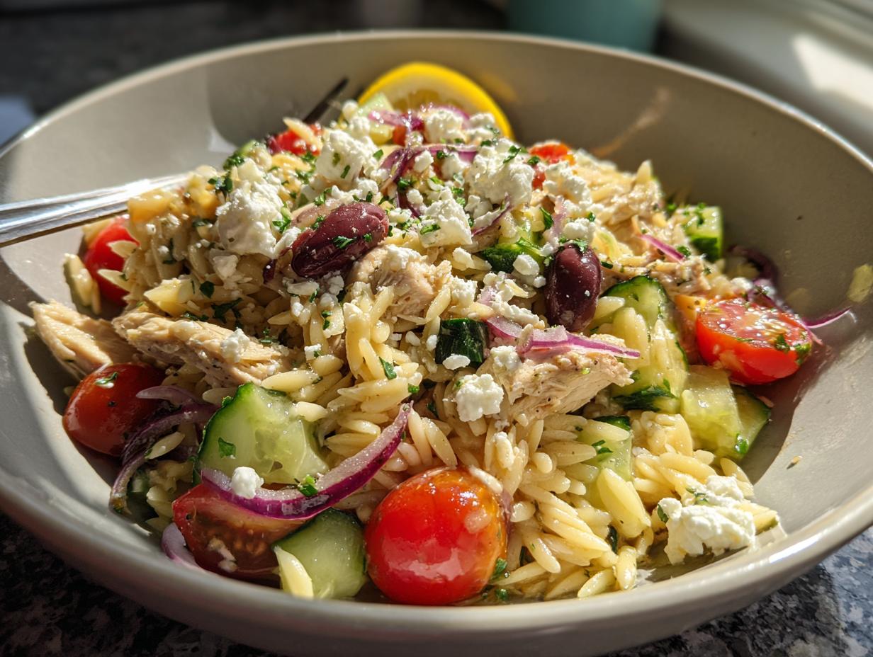 Mediterranean Chicken Bowl with Orzo - detail 2