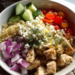 Mediterranean-Inspired Lemon-Dill Chicken Bowls