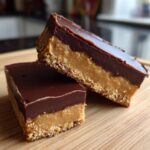 No-Bake Peanut Butter Chocolate Bars