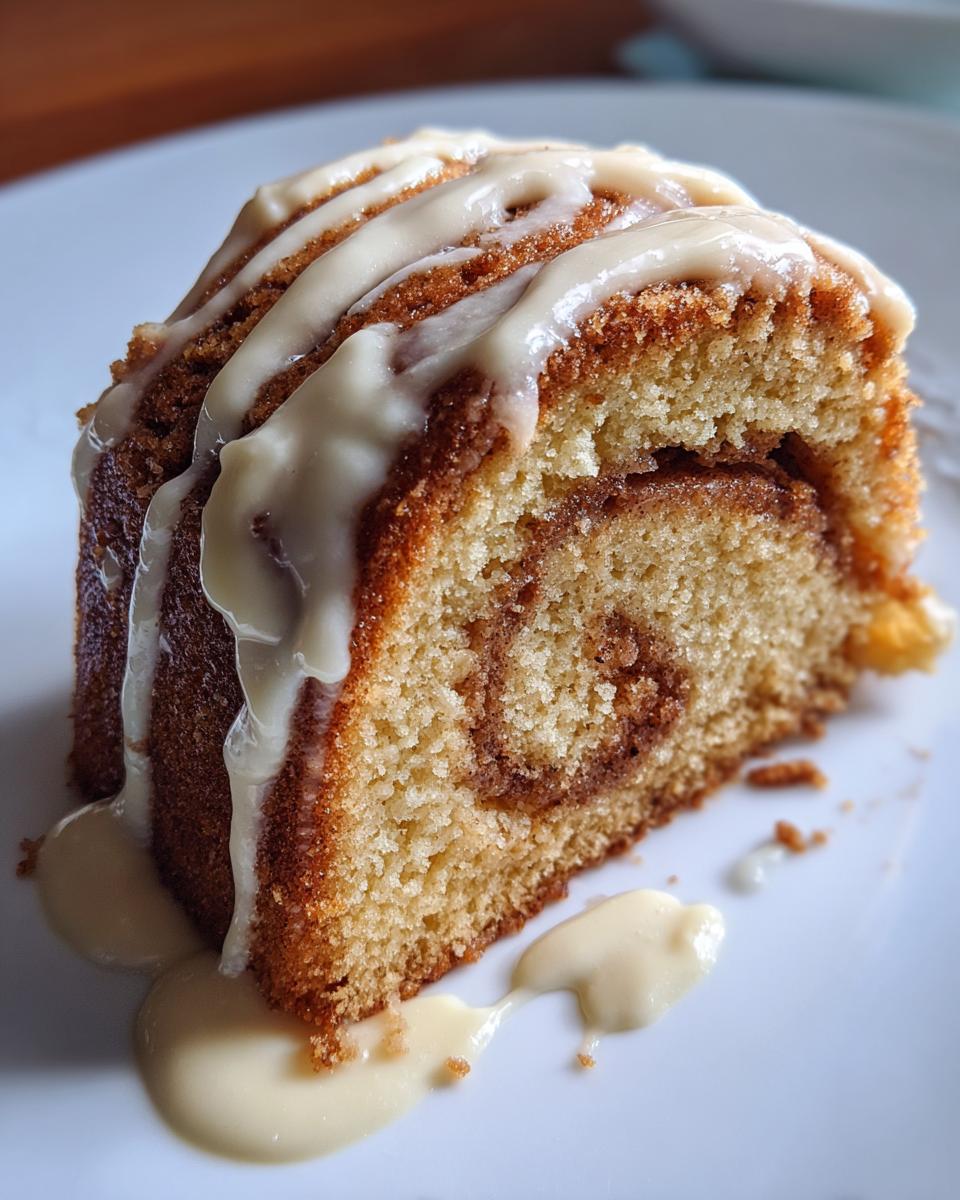 Old-Fashioned Cinnamon Roll Cake - detail 2