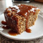 Old-Fashioned Oatmeal Cake with Brown Sugar Glaze