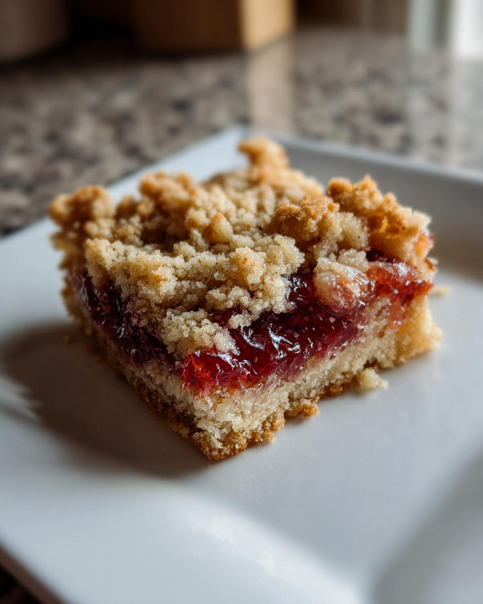 Raspberry Crumble Cookie Bars - detail 1