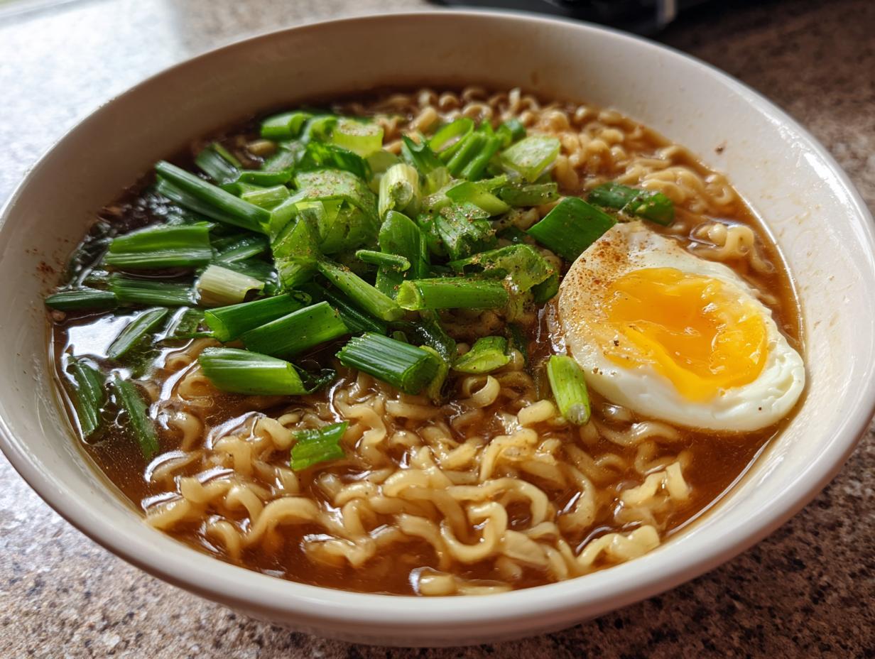 Simple Soy-Garlic Ramen with Egg - detail 2
