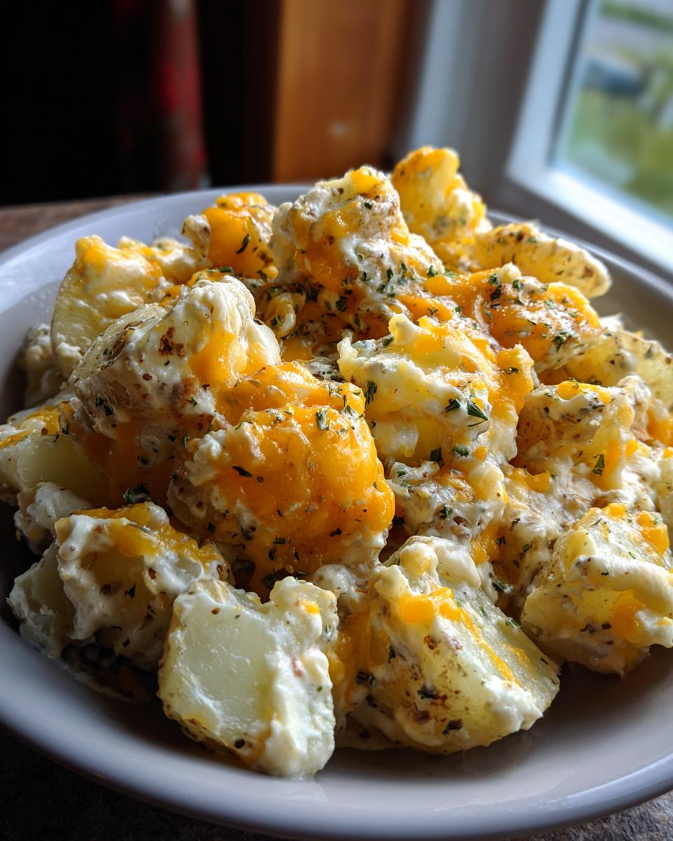 Slow Cooker Cheesy Ranch Potatoes - detail 1