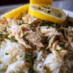 Slow Cooker Lemon Herb Chicken and Rice
