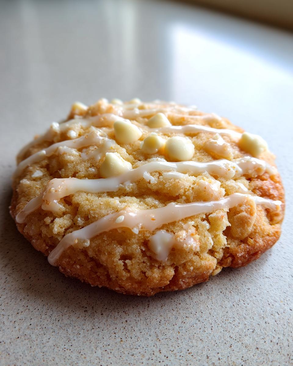 Soft Lemon Cookies with White Chocolate - detail 1