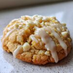 Soft Lemon Cookies with White Chocolate