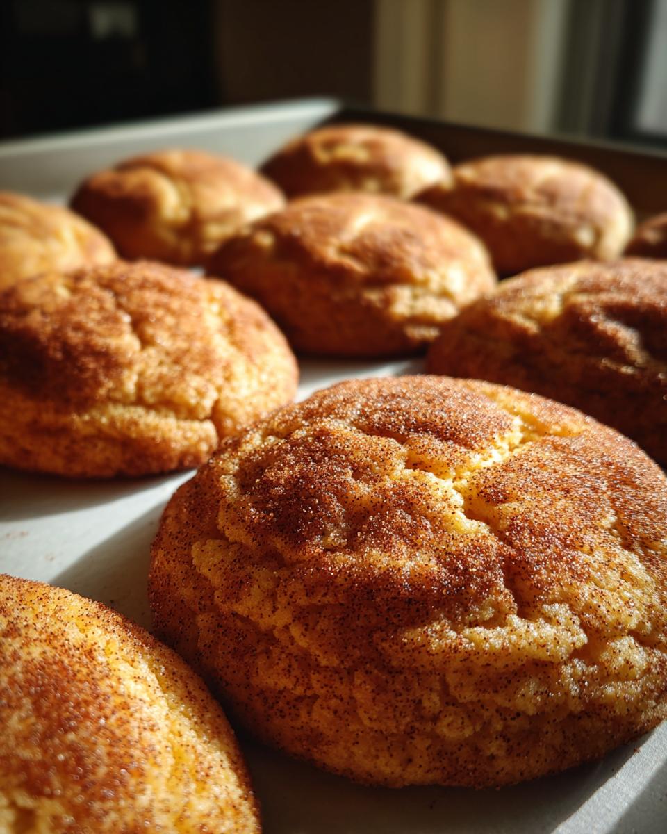 Soft Pumpkin Snickerdoodle Cookies - detail 1