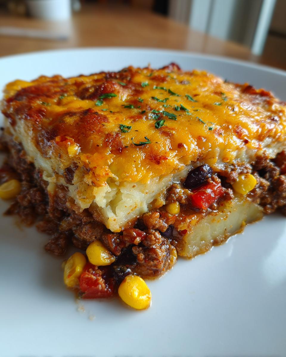 Taco Meat & Potato Bake - detail 1