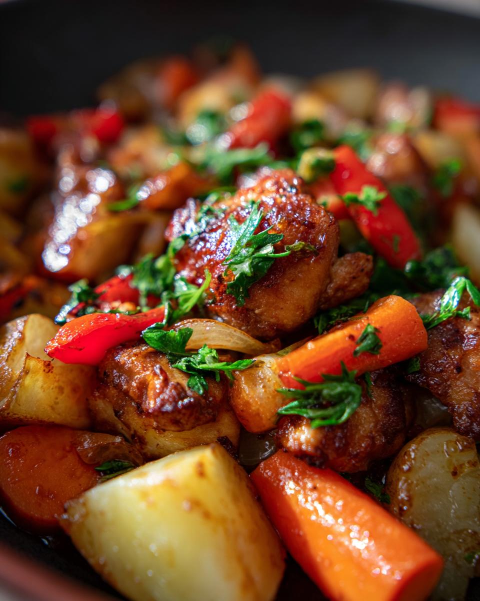 Warm Fall Chicken & Veggie Skillet - detail 1