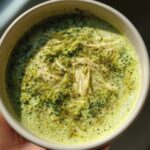 Broccoli & Chicken Cream Soup (No Cheese Focus)