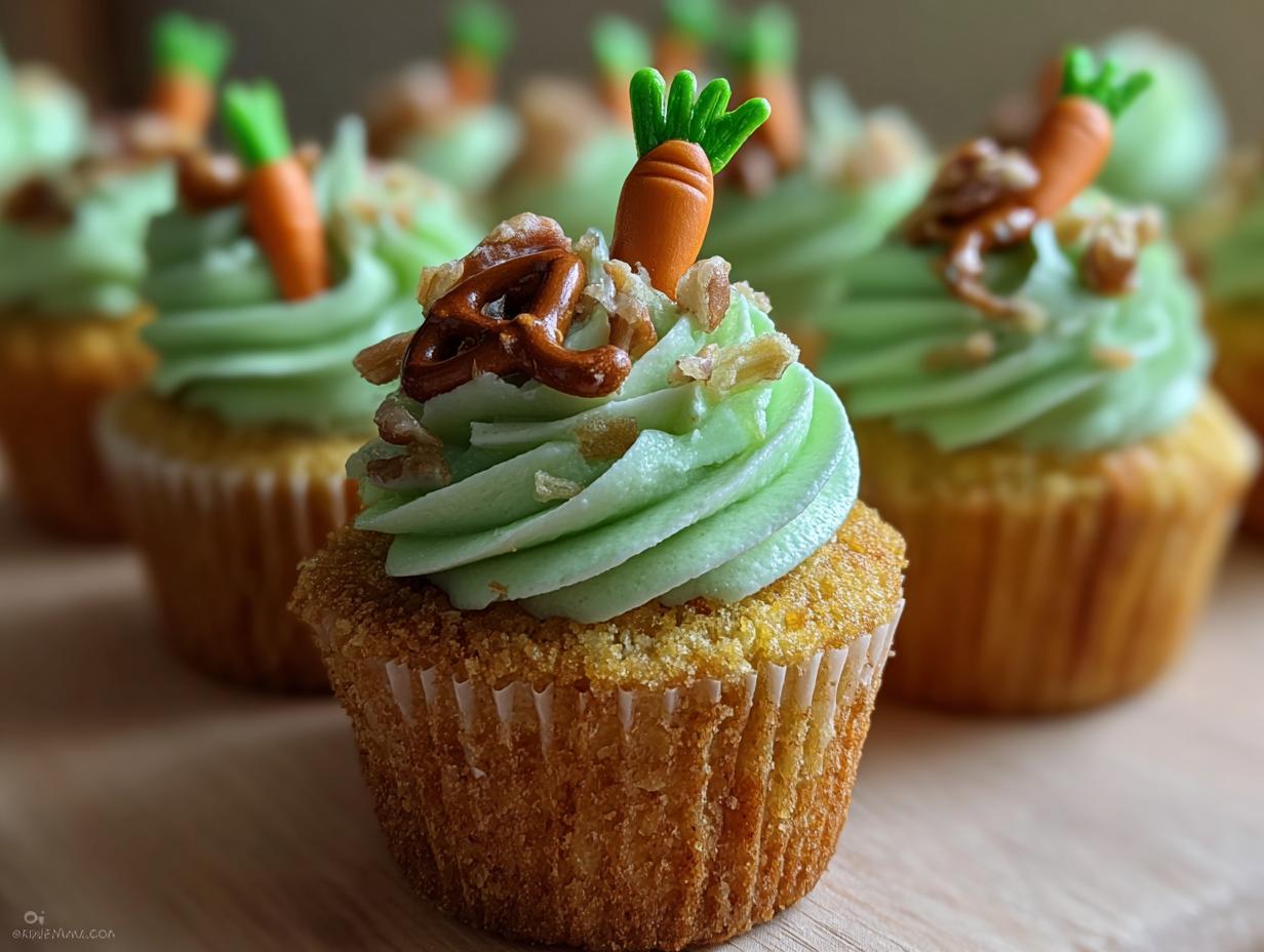 Carrot Patch Cupcakes - detail 2