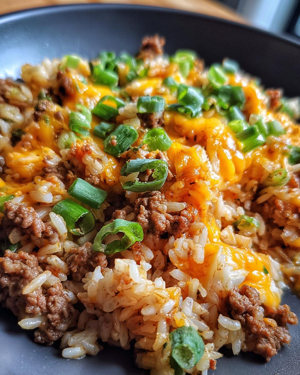 Cheesy Beef & Rice Skillet (One-Pan Family Dinner) - detail 1