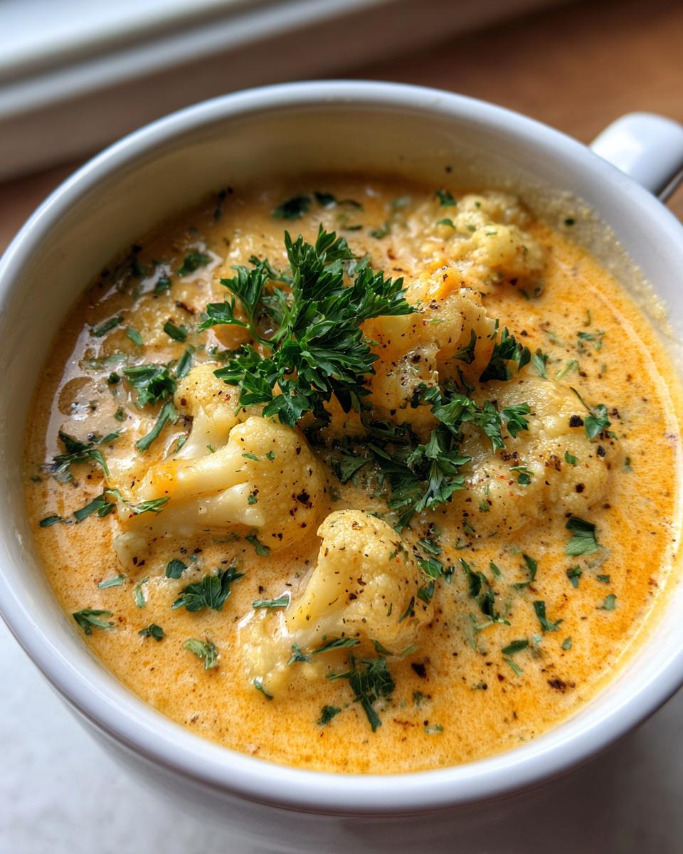 Cheesy Cauliflower Soup (Low Effort, Big Comfort) - detail 1