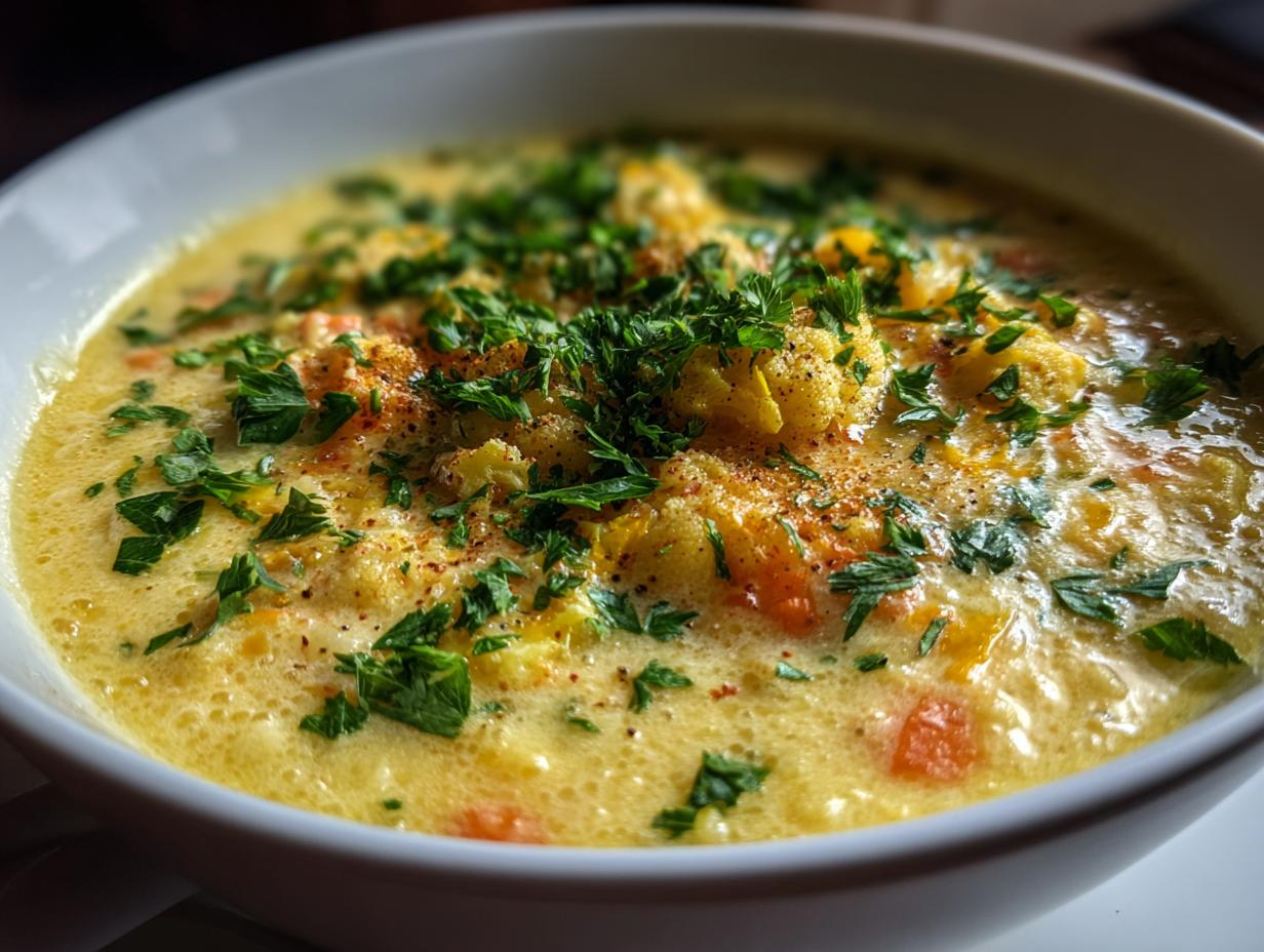 Cheesy Cauliflower Soup (Low Effort, Big Comfort) - detail 2