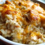 Cheesy Chicken & Rice Casserole (One Dish Dinner)