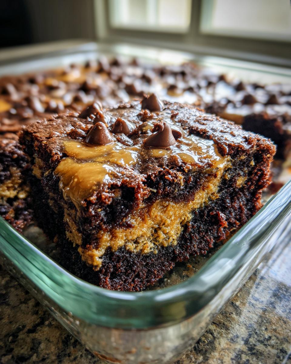 Chocolate Peanut Butter Dump Cake (5 Pantry Ingredients) - detail 1