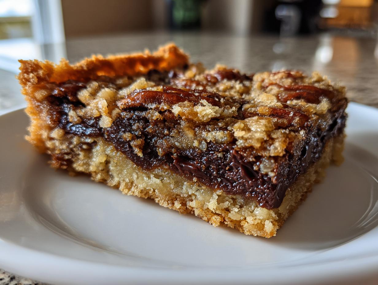 Chocolate Pecan Pie Bars (Slice & Serve Dessert) - detail 2