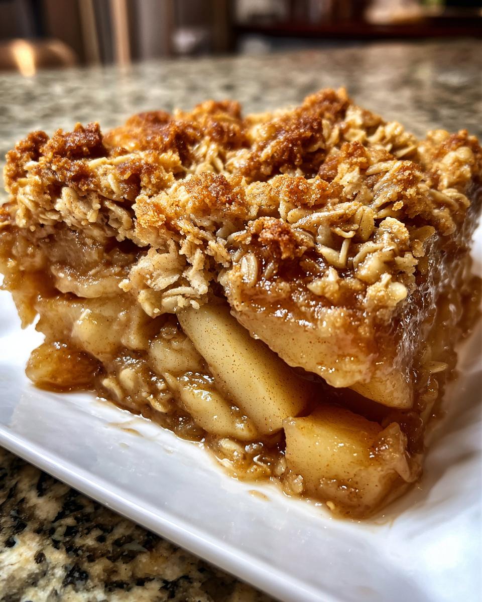 Classic Apple Crisp with Cinnamon Oat Topping - detail 2