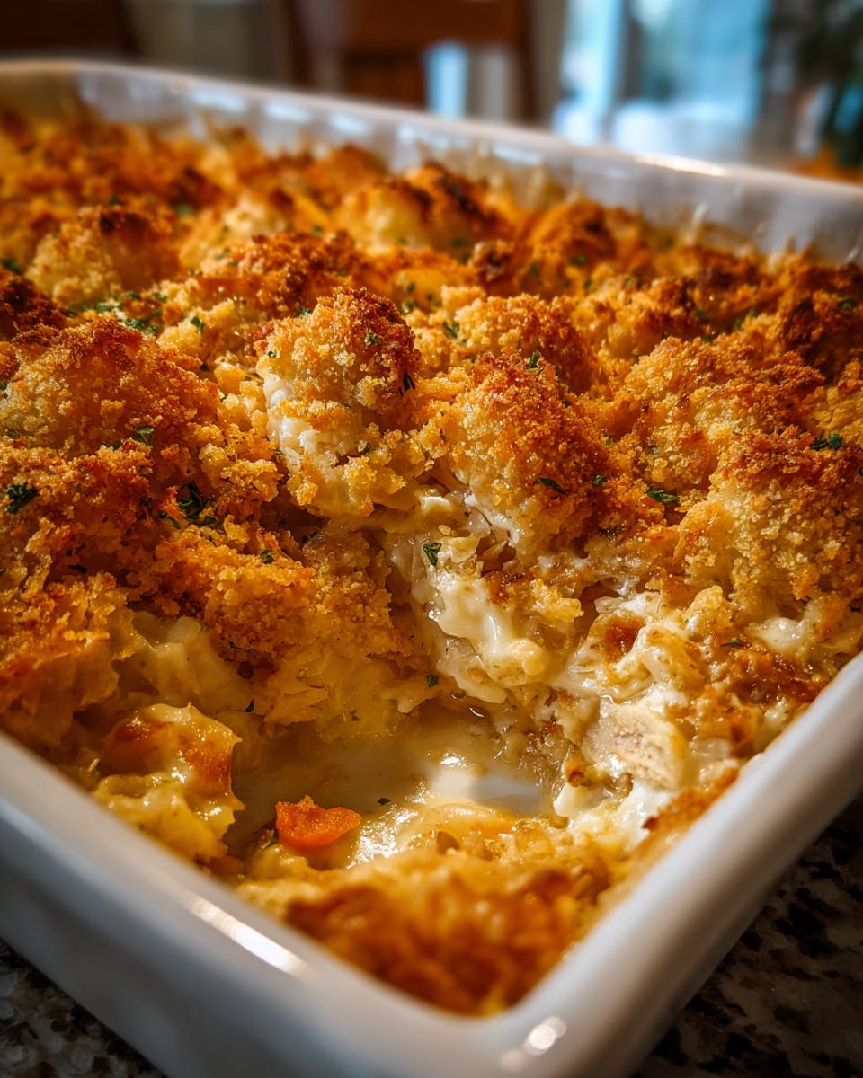 Classic Creamy Chicken Casserole with Crunchy Topping - detail 2