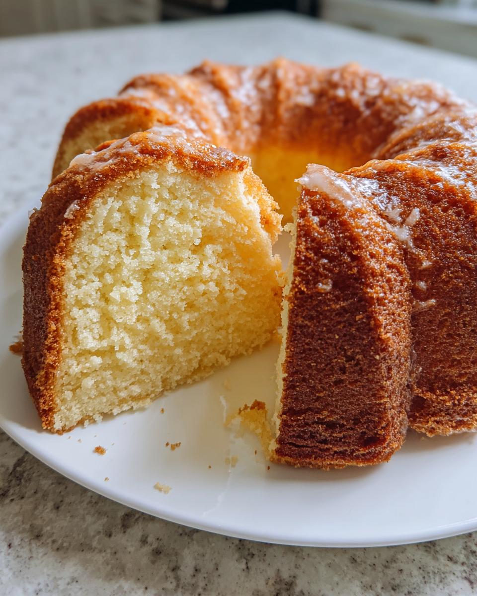 Cream Cheese Pound Cake (Southern Bakery Style) - detail 1