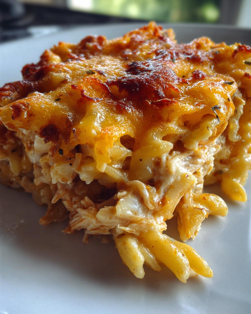 Creamy BBQ Chicken Pasta Bake (Sweet & Savory) - detail 1