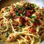 Creamy Chicken Bacon Pasta (No Spicy Flavors)