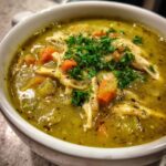 Creamy Chicken Split Pea Soup (No Ham)