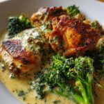 Creamy Chicken Thighs with Broccoli (Healthy Comfort)
