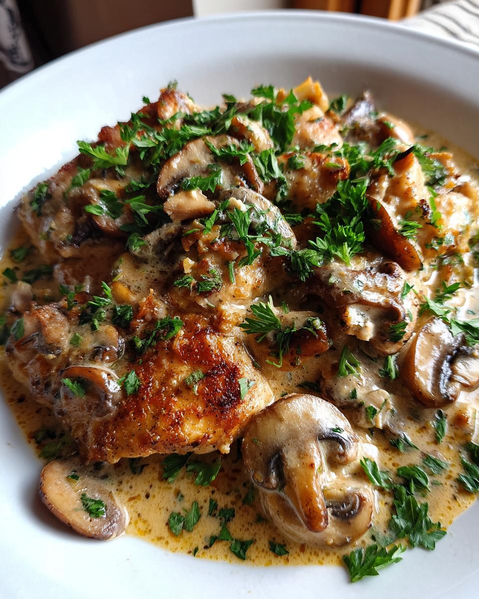 Creamy Mushroom Chicken Skillet (30-Minute Dinner) - detail 1