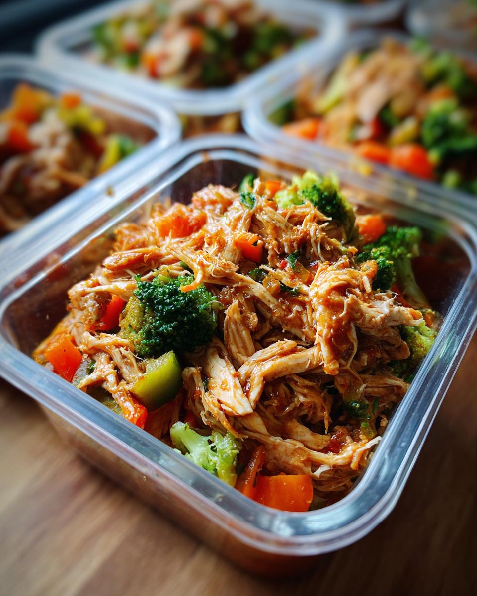 Crockpot Chicken Meal Prep for the Week (3 Ways) - detail 1