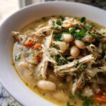 Crockpot Chicken and White Bean Soup (Cozy & Hearty)