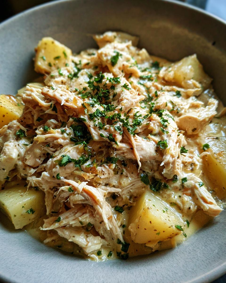 Crockpot Creamy Chicken & Potatoes - detail 1
