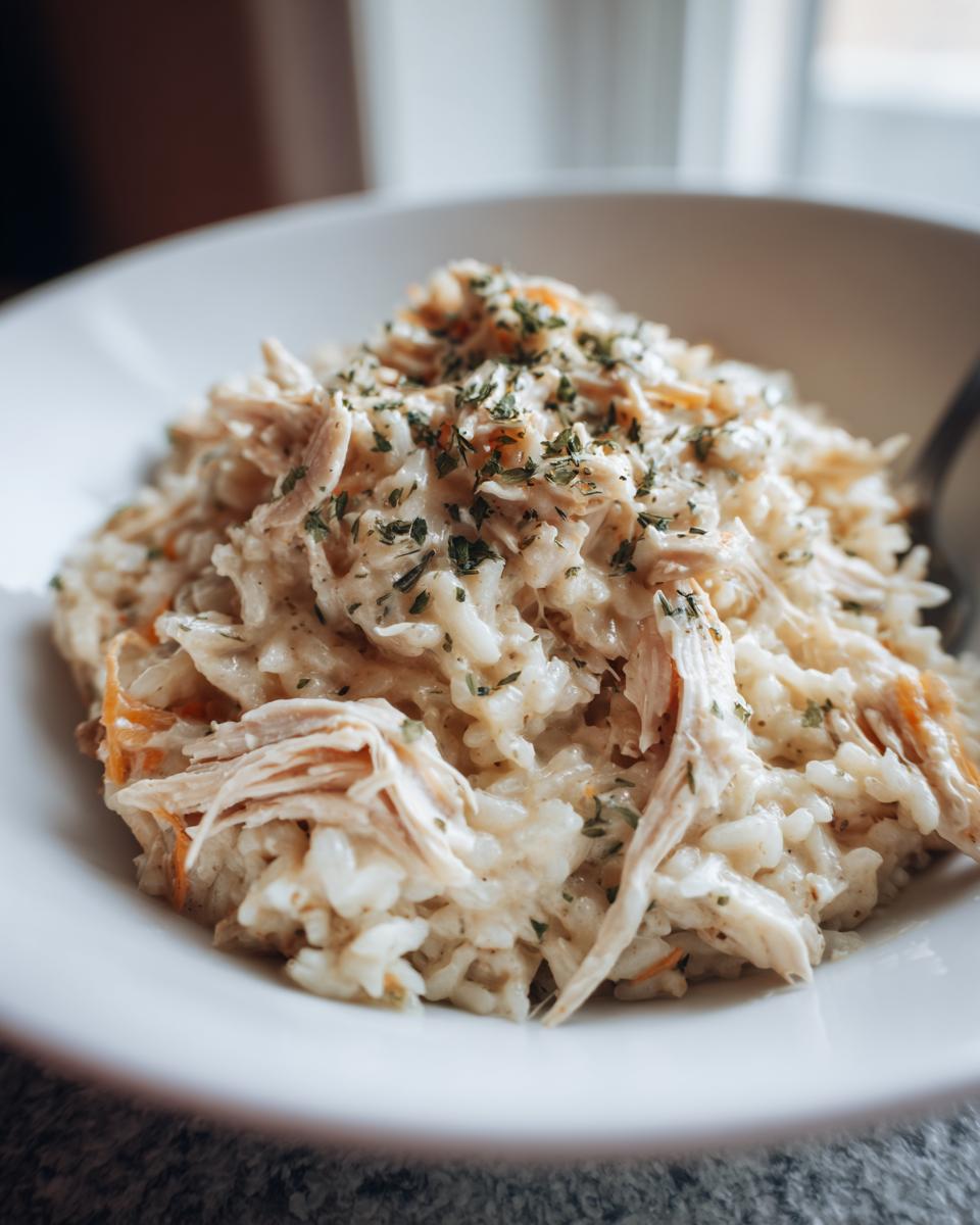 Crockpot Creamy Chicken & Rice (Dump-and-Go Dinner) - detail 1