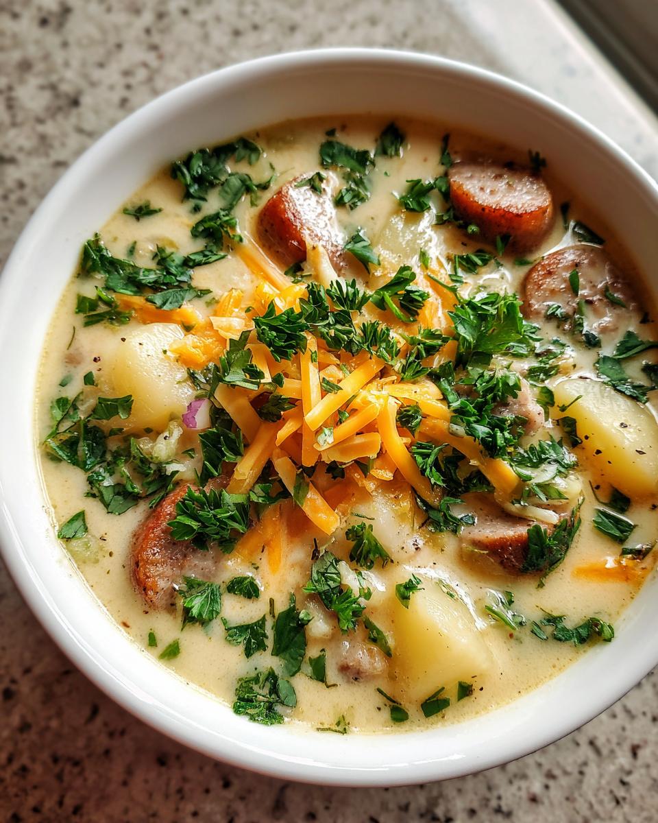 Easy Weeknight Sausage & Potato Soup - detail 1