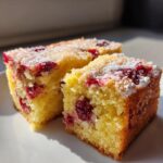 Festive Cranberry Cake Bars (Easy Slice-and-Serve Dessert)