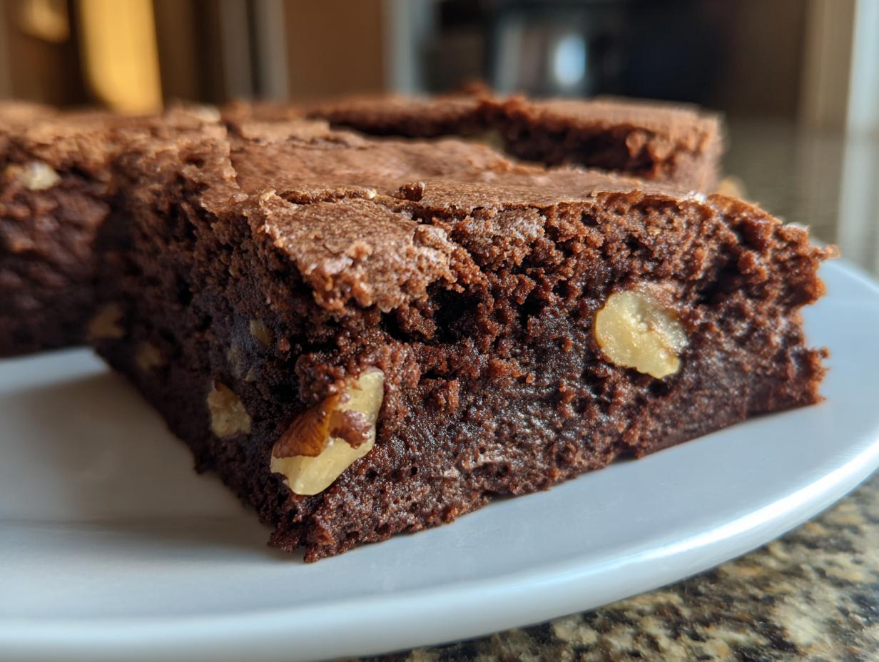 Fudgy Chocolate Pecan Brownies (Bakery-Style) - detail 2