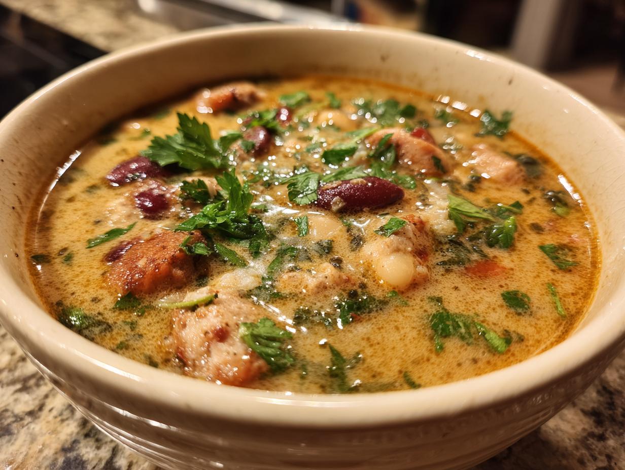 Hearty Creamy Bean & Sausage Soup for Busy Nights - detail 2
