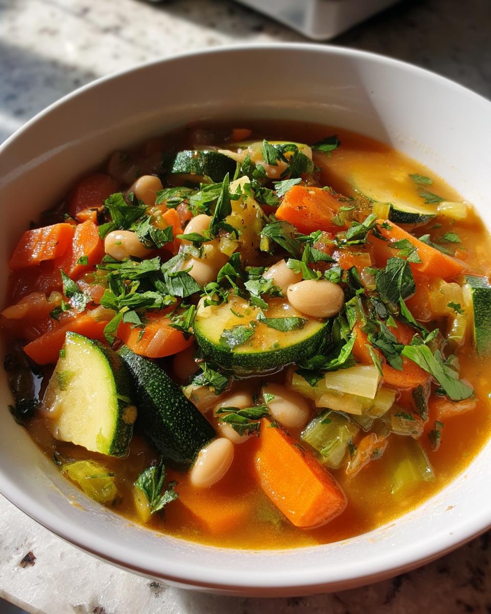 Hearty Vegetable & White Bean Soup (One-Pot Classic) - detail 2