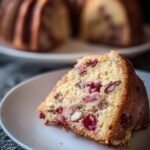 Holiday Cranberry Almond Bundt Cake