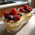 Homemade Vanilla Cream Dessert Cups