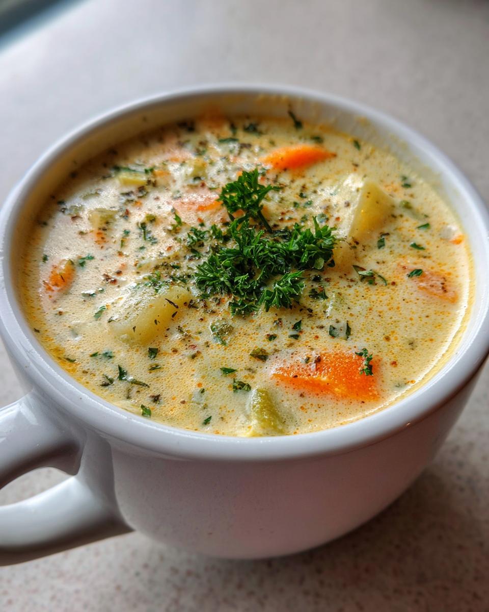 Homestyle Creamy Vegetable Soup (Old-Fashioned Style) - detail 1