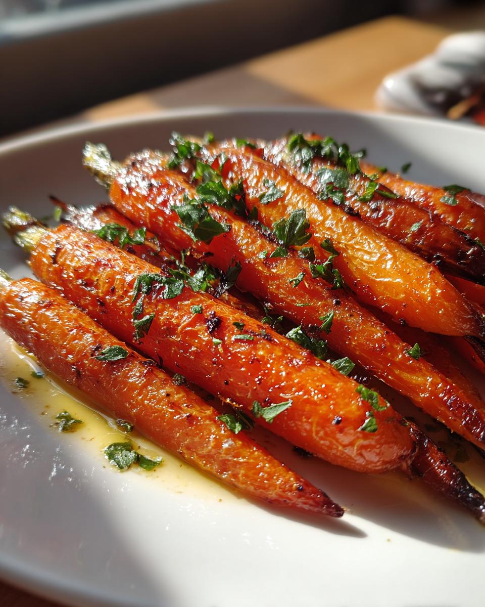 Honey Roasted Carrots with Caramelized Edges - detail 2