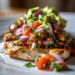 Make this fiesta lime chicken recipe today! This easy fiesta lime chicken with avocado